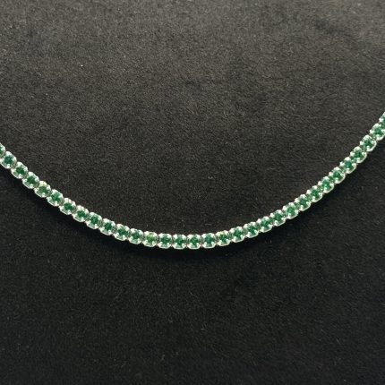 Collana Chi Mi Ama Girocollo Argento 925 Swarovski