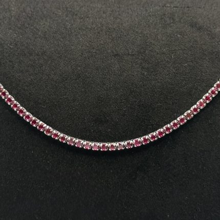 Collana Chi Mi Ama Girocollo Argento 925 Swarovski