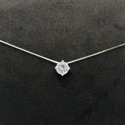 Collana Chi Mi Ama Punto Luce Argento 925 Swarovski