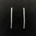 Orecchini Chi Mi Ama Pendenti Argento 925 Swarovski