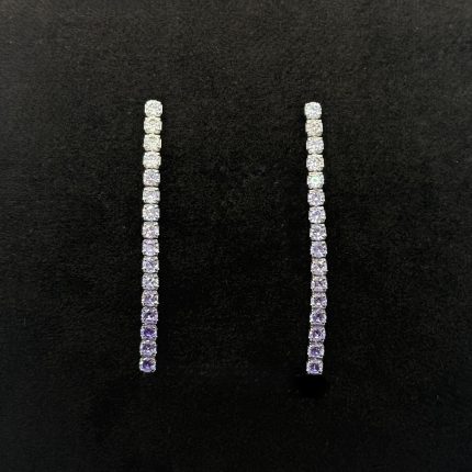 Orecchini Chi Mi Ama Pendenti Argento 925 Swarovski