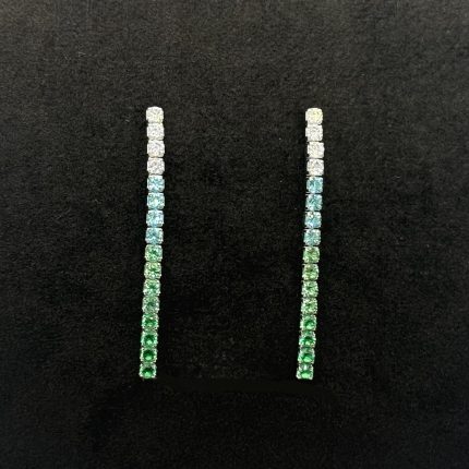 Orecchini Chi Mi Ama Pendenti Argento 925 Swarovski