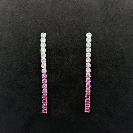 Orecchini Chi Mi Ama Pendenti Argento 925 Swarovski