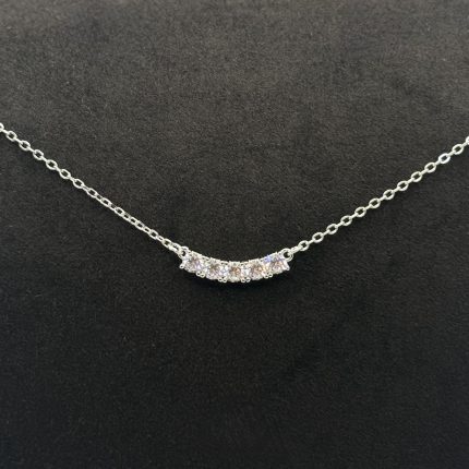 Collana Chi Mi Ama Punto Luce Argento 925 Swarovski