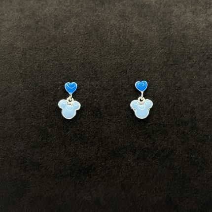 Orecchini Disney Pendenti Argento Sterling Smaltato