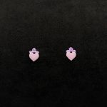 Orecchini Disney Cuore Argento Sterling Smaltato