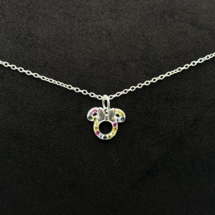 Collana Disney Topolina Argento Sterling Swarovski