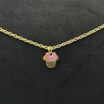 Collana Disney Minnie Argento Sterling Swarovski