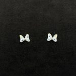 Orecchini Disney Fiocco Argento Sterling Smaltato