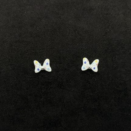 Orecchini Disney Fiocco Argento Sterling Smaltato