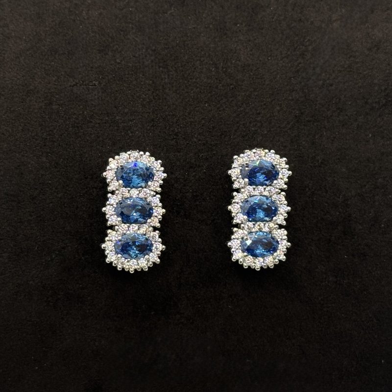 Orecchini Moon Argento 925 Swarovski