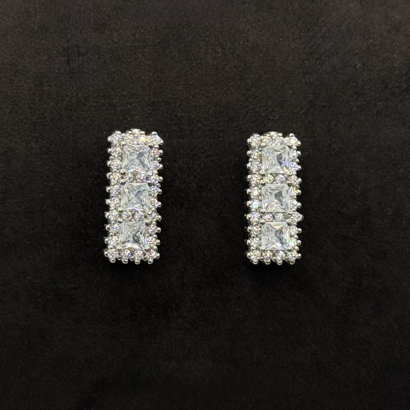 Orecchini Moon Argento 925 Swarovski