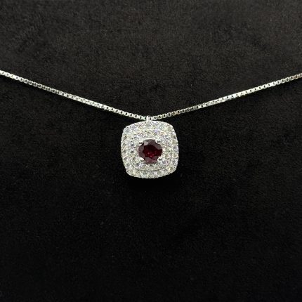 Collana Moon Argento 925 Swarovski