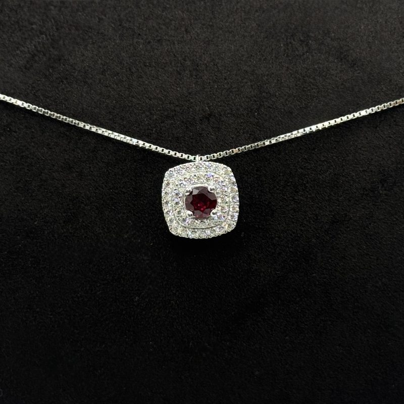 Collana Moon Argento 925 Swarovski