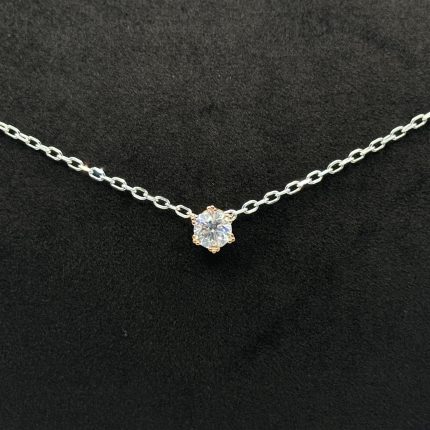 Collana Bluamante Punto Luce Argento 925 Swarovski