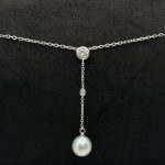 Collana Bluamante Argento 925 Swarovski Perla Coltivata