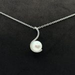 Collana Bluamante Argento 925 Swarovski Perla Coltivata Acqua Dolce