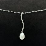 Collana Bluamante Argento 925 Swarovski Perla Coltivata Acqua Dolce