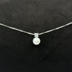 Collana Bluamante Argento 925 Swarovski Perla Coltivata Acqua Dolce