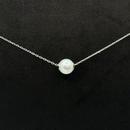 Collana Bluamante Argento 925 Perla Coltivata Acqua Dolce