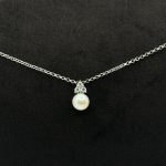 Collana Bluamante Argento 925 Swarovski Perla Coltivata Acqua Dolce