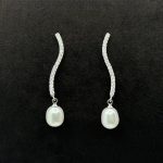 Orecchini Bluamante Argento 925 Swarovski Perle Coltivate Acqua Dolce
