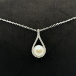 Collana Bluamante Argento 925 Swarovski Perla Coltivata Acqua Dolce