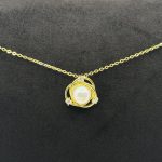 Collana Bluamante Argento 925 Swarovski Perla Coltivata Acqua Dolce