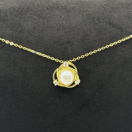 Collana Bluamante Argento 925 Swarovski Perla Coltivata Acqua Dolce