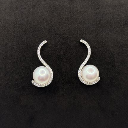 Orecchini Bluamante Argento 925 Swarovski Perle Coltivate Acqua Dolce