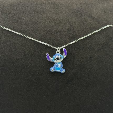 Collana Disney Stitch Argento Sterling Smaltato