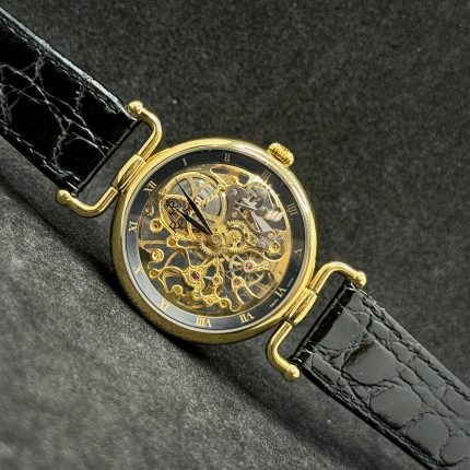 Orologio Roubier Scheletrico Vintage Placcato Oro