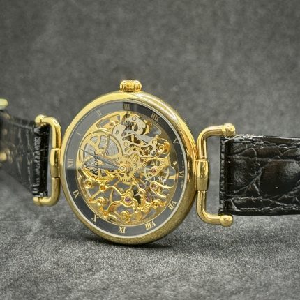 Orologio Roubier Scheletrico Vintage Placcato Oro