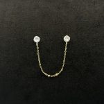 Orecchino Stroili Pendente Oro Giallo 9 kt Swarovski