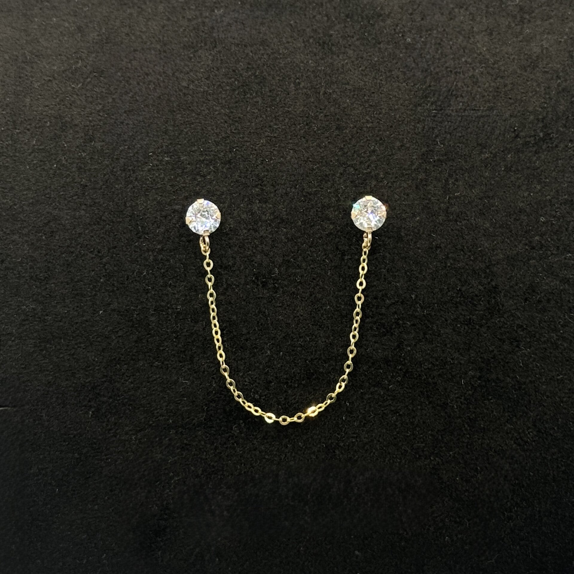 IMG_3110 (1) Orecchino Stroili Pendente Oro Giallo 9 kt Swarovski