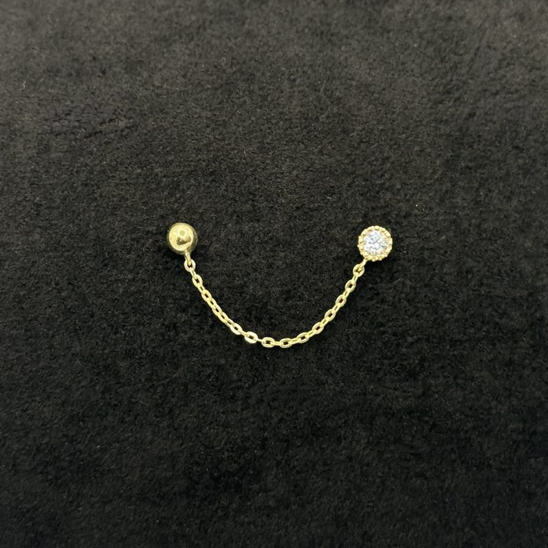 Orecchino Stroili Pendente Oro Giallo 9 kt Swarovski