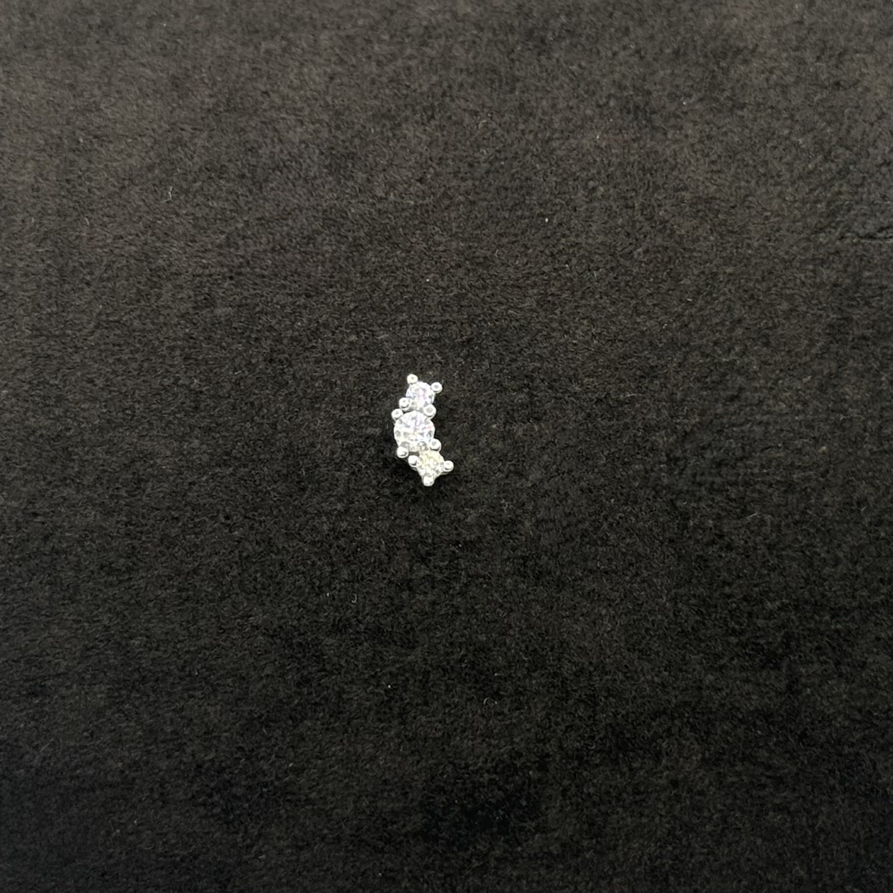 IMG_3119 Orecchino Stroili Oro Bianco 9 kt Swarovski