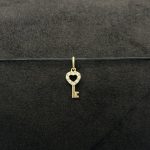 Ciondolo Stroili Chiave Oro Giallo 9 kt Swarovski