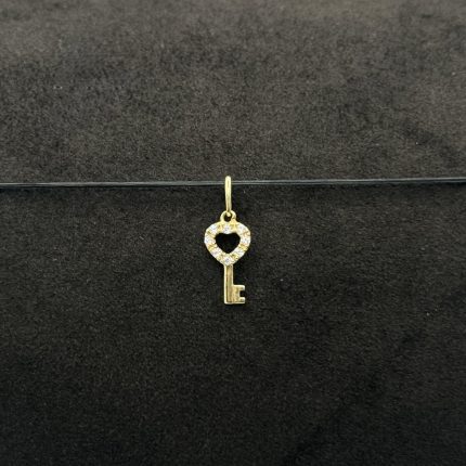 Ciondolo Stroili Chiave Oro Giallo 9 kt Swarovski