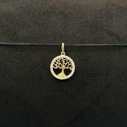 Ciondolo Stroili Albero della Vita Oro Giallo 9 kt Swarovski