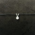 Ciondolo Stroili Punto Luce Oro Bianco 9 kt Swarovski