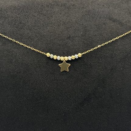Collana Stroili Stella Oro Bianco e Giallo 9 kt