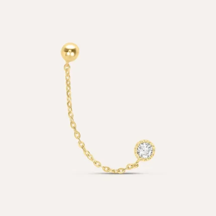 Stroili Yellow Gold 9 kt Swarovski Drop Earring