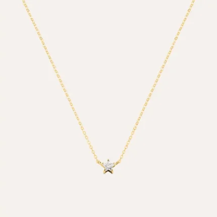 Collana Stroili Stella Oro Giallo 9 kt Swarovski