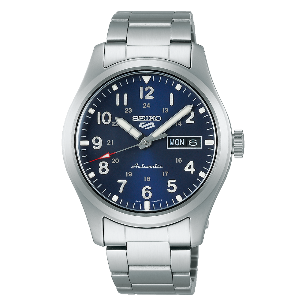 uomo-movimento-automatico-3-sfere-military-day-date Orologio Seiko 5 Sports