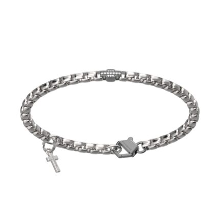 Bracciale Richmond in Titanio e Diamanti di laboratorio