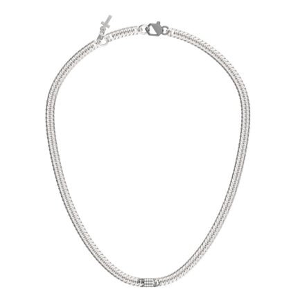 Collana Richmond in Titanio e Diamanti di laboratorio