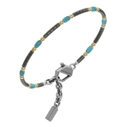 Bracciale Richmond in Titanio e Pietre Turchese, Ematite