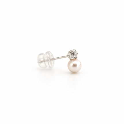 Stroili 9kt Gold Pearl and Swarovski Earrings