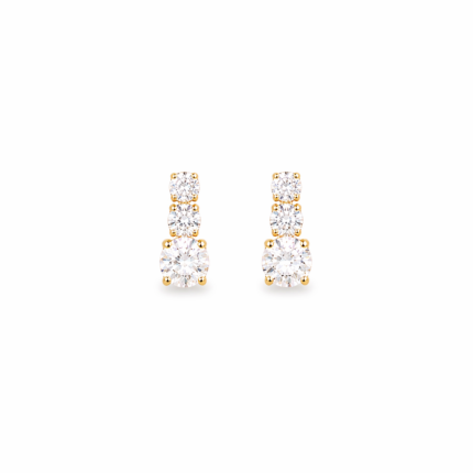 Orecchini Stroili Oro Giallo 9 kt e Swarovski